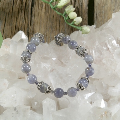 Iolite necklace
