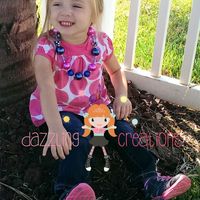 Berries/Pink/Blue/Pearl Chunky Necklace/Perfect Photo Props/Bubblegum Beads/Girls Jewelry for Girls - Thumbnail 2