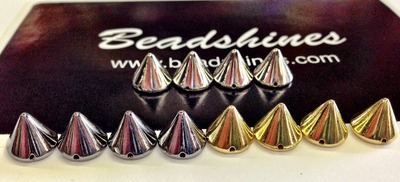 10mm conical spikes (100 pcs)