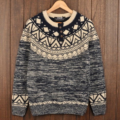 Free shipping-vintage knit jumper