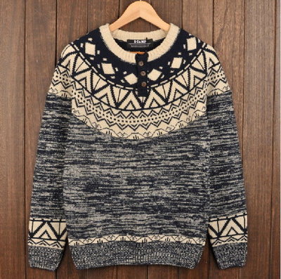 Free Shipping-VINTAGE KNIT JUMPER