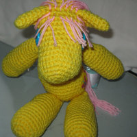 Fluttershy Large Ragdoll Smartypants-style amigurumi plush - Thumbnail 1