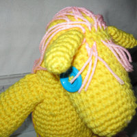 Fluttershy Large Ragdoll Smartypants-style amigurumi plush - Thumbnail 2