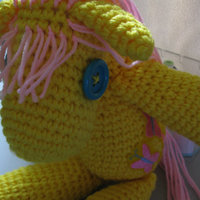 Fluttershy Large Ragdoll Smartypants-style amigurumi plush - Thumbnail 3