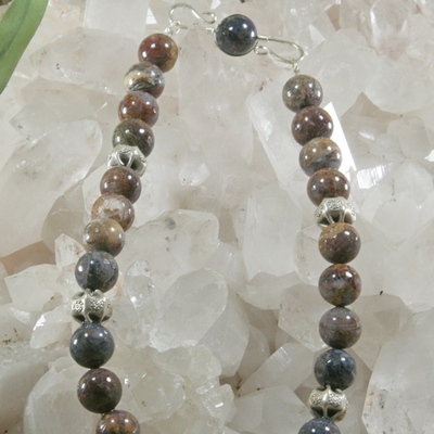 Pietersite, 15mm necklace