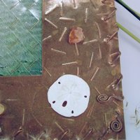 Woven Waves Photo in Copper Frame - Receding Waves - Thumbnail 2