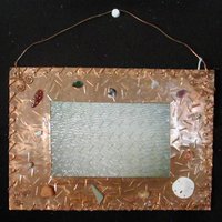 Woven Waves Photo in Copper Frame - Receding Waves - Thumbnail 3