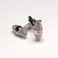 Crystal Cone Cufflinks - Thumbnail 1