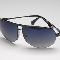 Aviator Sunglasses- Black - Thumbnail 1