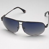 Aviator Sunglasses- Black - Thumbnail 2