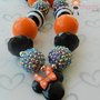 Minnie/Purple/Orange/Halloween Inspired Chunky Necklace/Perfect Photo Props/Costumes-1