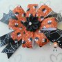 Orange/Black Spider Halloween Hair Boutique Bow/Perfect Photo Props/Costumes-1