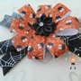 Orange/Black Spider Halloween Hair Boutique Bow/Perfect Photo Props/Costumes-2