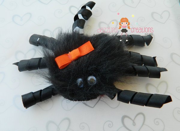 Black Spider Halloween Hair Clip/Perfect Photo Props/Costumes