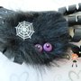 Black Spider Halloween Hair Clip/Perfect Photo Props/Costumes-3