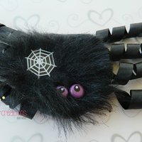 Black Spider Halloween Hair Clip/Perfect Photo Props/Costumes - Thumbnail 4