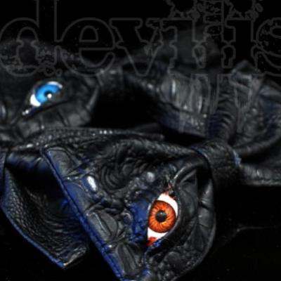 Dark monster eyeball　hair rubber