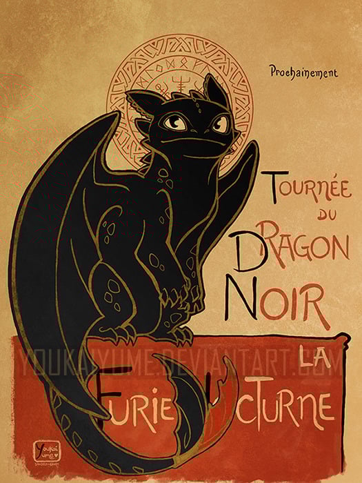 Le Dragon Noir *LARGE* Limited Edition