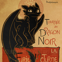 Le Dragon Noir *LARGE* Limited Edition