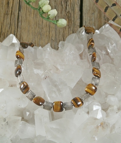 Tiger Eye Pillow Necklace
