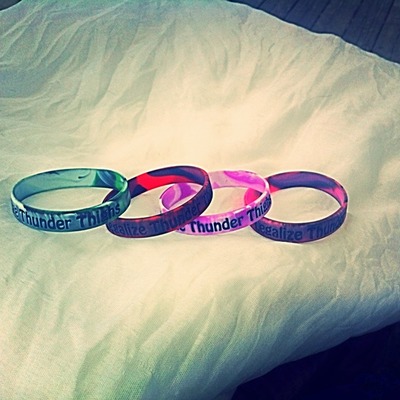Wrist bands - legalize thunder thighs