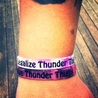 Wrist Bands - Legalize Thunder Thighs  - Thumbnail 2