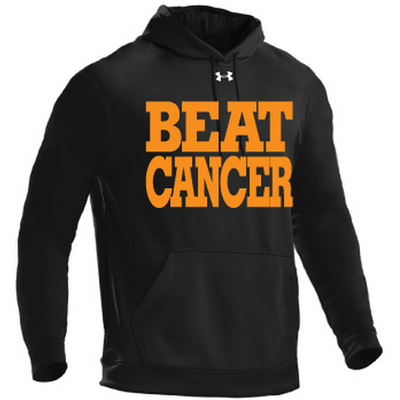 Black/orange under armour®‎ hoodie