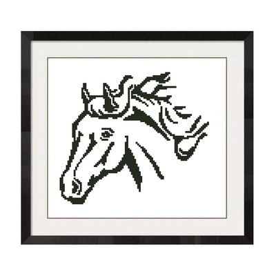 All stitches - horse cross stitch pattern .pdf -993