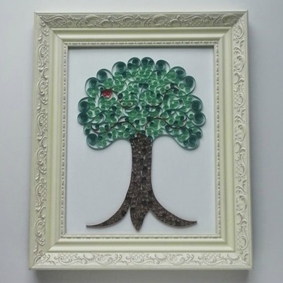 Quilled tree