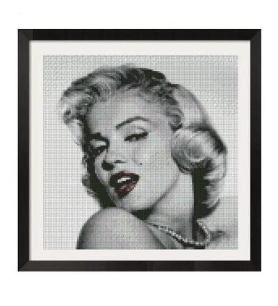 ALL STITCHES - MARILYN MONROE CROSS STITCH PATTERN .PDF -432