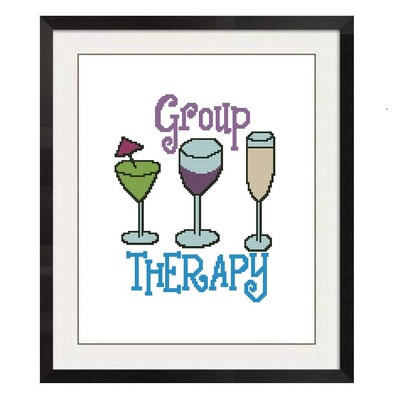 ALL STITCHES - GROUP THERAPY CROSS STITCH PATTERNS .PDF -741