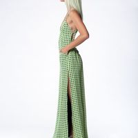 Emishi Green Dress - Thumbnail 1