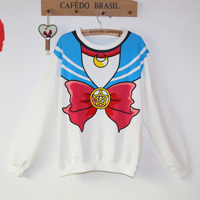 Sailor bow navy sailor collar sweater collar