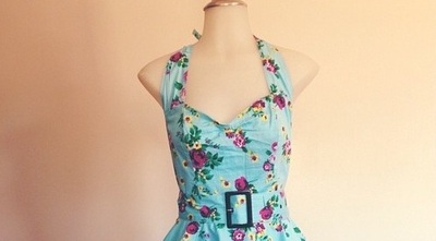 'Fit and Flare' Floral Dress