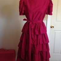 Vintage Tiered Dress - Thumbnail 1
