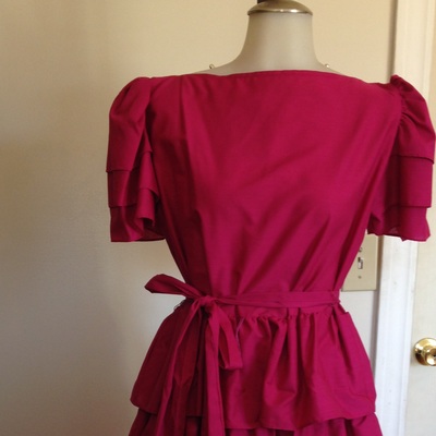 Vintage tiered dress
