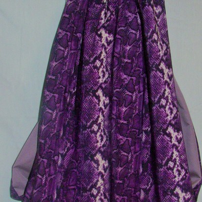 Purple snakeskin shimmer