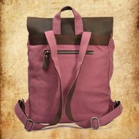 Vintage Style Leisure Leather Travel Handbag - Thumbnail 2