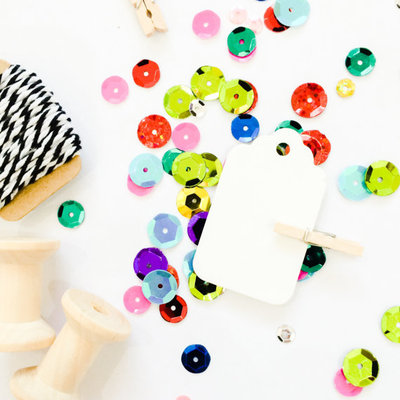 DIY mini blank gift tags