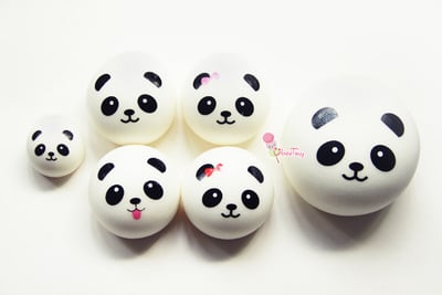 Medium Panda Squishy Bun