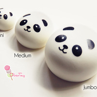 Medium Panda Squishy Bun - Thumbnail 1