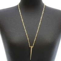 Sasha Spike Pendant Necklace - Thumbnail 2