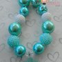 Frozen Inspired/Queen Elsa/Chunky Necklaces/Frozen/Bubblegum Beads/Girls Jewelry-2