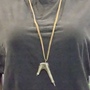 "Dragon's Wingtip" - antler Unisex Necklace-4