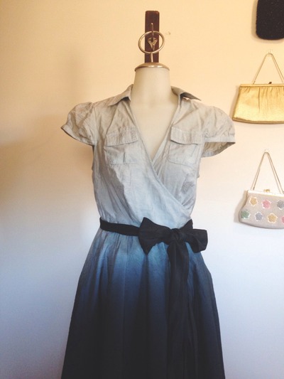 Ombré Wrap Around Dress