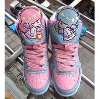 FREE Shipping Harajuku Little Twins sweet Sneakers Shoes - Thumbnail 9