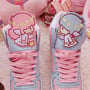 FREE Shipping Harajuku Little Twins sweet Sneakers Shoes-1