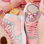 FREE Shipping Harajuku Little Twins sweet Sneakers Shoes-2