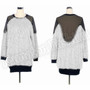 1026 Womens Long Sleeves Backless Transparent Soft Fur Blouse Tops - Thumbnail 3