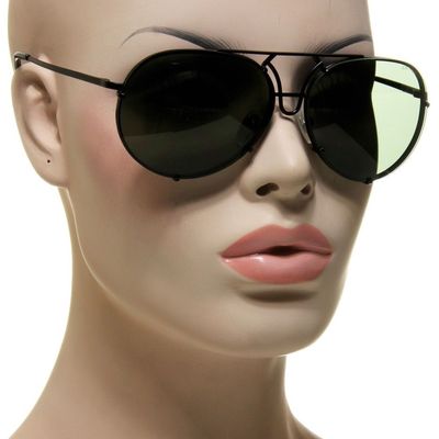 Black matte aviators